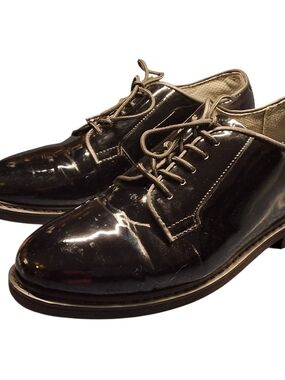 Rothco Black High Gloss Lightweight Leather Derby Shoes 11R